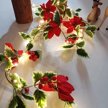 2 м 20 светодиодных гирлянд, наружные водонепроницаемые Сказочные огни, Рождественская Шишка, Светодиодная гирлянда, лампа для декора патио на свадьбу