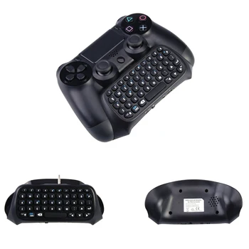 Мини-беспроводная Bluetooth-клавиатура с ручкой, джойстик, чат-панель для Sony PS4, беспроводной контроллер, игровой аксессуар