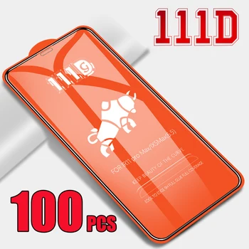 100шт 111D Закаленное Стекло С Полным Клеевым Покрытием Изогнутая Защитная Пленка Для Экрана Xiaomi Redmi Note 12 Pro Plus Speed Tarbo 12S 11 A2