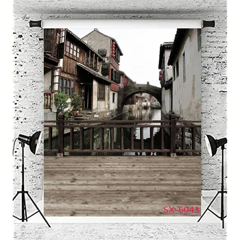 SHENGYONGBAO В китайском стиле Радостное Открытие Двери Семейные Портреты Декорации Свадебная Фотосъемка Фоновый Реквизит LY-06
