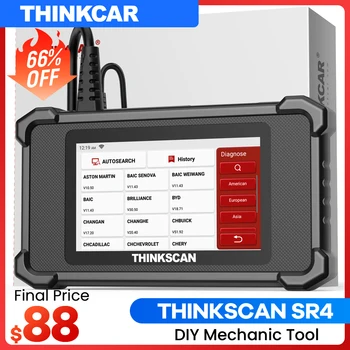 THINKCAR Thinkscan SR2 SR4 SR6 OBD2 Сканер Инструмент Диагностики ABS/SRS/Двигателя/трансмиссии Масло EPB SAS Сбрасывается Бесплатно на всю жизнь