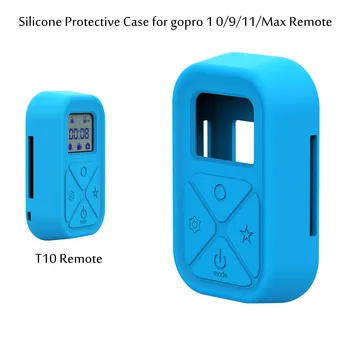 Силиконовый Защитный Чехол для TELESIN Bluetooth Пульт Дистанционного Управления Для GoPro Hero 11 10 9 Max Для Аксессуара Для Экшн-Камеры Смартфона