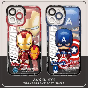Чехол для телефона Marvel Avengers Loki для Xiaomi Redmi Note 8 9 9C 10A 9T 10T 10 Pro 10S 11S 9A 11T Pro 11 Pro Прозрачный Силиконовый Чехол
