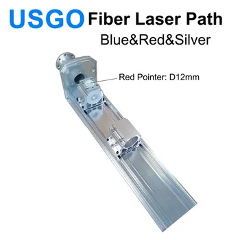 USGO Волоконный Лазерный Тракт Синий Красный Серебряный Стандартный Волоконный Лазерный Тракт Корпус Rayucs MAX Интерфейс для Лазерной Маркировочной Машины