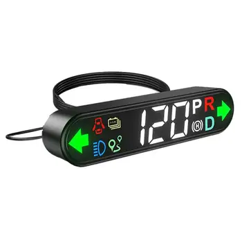 Цифровой спидометр, HUD, головной дисплей для автомобиля модели 3 Y, автомобильный проектор, Спидометр, Лобовое стекло, Интеллектуальная система сигнализации о превышении скорости