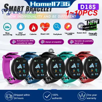 1-10 шт. Цифровые Светодиодные Электронные Смарт-наручные часы, смарт-спортивные часы, Bluetooth-совместимый Пульсометр, фитнес-трекер артериального давления.