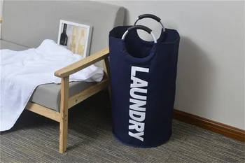 Большая складная водонепроницаемая переносная корзина для стирки белья, сумка для спальни, Тканевая корзина для белья