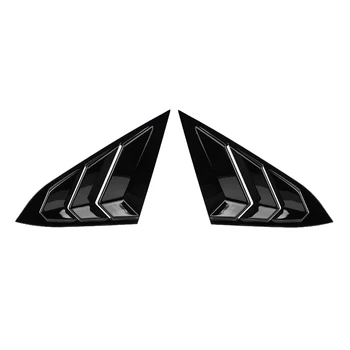 Для Honda Civic 2016-2021 Седан Задняя боковая Вентиляционная Решетка на четверть окна Жалюзи Треугольные Аксессуары для отделки окон