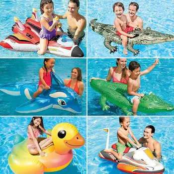 Детские водные животные надувные крепления Водные плавающие надувные игрушки водные игрушки на открытом воздухе животные надувные крепления