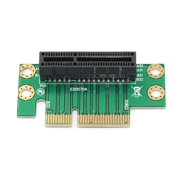 Плата PCI Express (PCI-E) 4X Adapter Riser Card 90 Градусов Для серверного шасси 1U/2U, PCIe 4x и PCI-E 4X Карты повышенной защиты