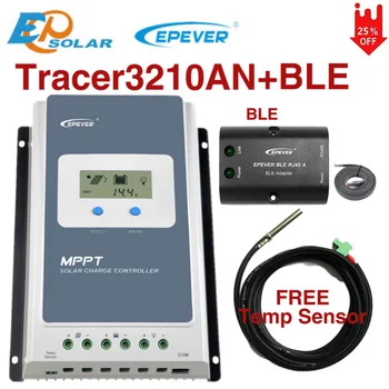 Контроллер солнечного зарядного устройства EPEVER Tracer MPPT 30A LCD 12V24V Auto High Efficiency Regulador Solar С Bluetooth