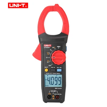 UNI-T UT205A +/UT206A + Цифровой клещевой измеритель напряжения переменного тока 1000 В, амперметр сопротивления, температурный тестер