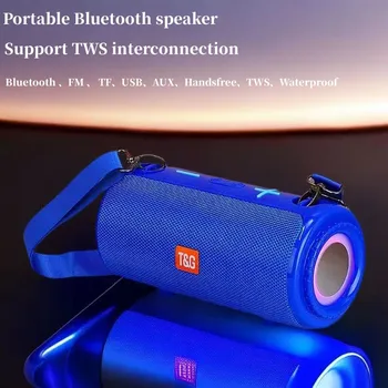 TG646 Портативный Открытый TWS Mini RGB Light Стерео Сабвуфер Беспроводной Bluetooth Динамик с Функцией FM-Радио Caixa De Som