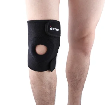 Спортивный наколенник, эластичный бандаж для поддержки коленной чашечки, бандаж для поддержки колена, защитные наколенники