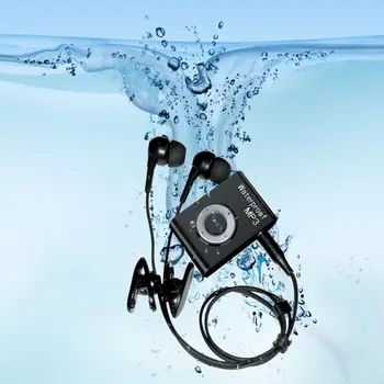 Новейший мини Водонепроницаемый MP3-плеер для плавания, спорта, бега, верховой езды, MP3 Walkman, Hifi Sereo, музыкальный MP3-плеер с FM-радио, клип