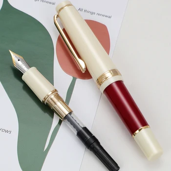 Новая мини-авторучка Jinhao 82 из смолы, милые карманные ручки для студентов, практикующих каллиграфию, чернила для письма, подарочные ручки, школьные принадлежности