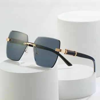 Новые универсальные солнцезащитные очки 2023 года в европейской и американской модной коробке Модные очки