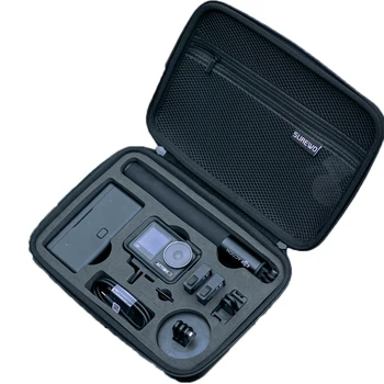 Спортивная сумка для фотоаппарата, портативный кейс, ящик для хранения запасных частей, водонепроницаемая сумка из искусственной кожи для DJI Osmo Action 4/3, аксессуары для фотоаппаратов