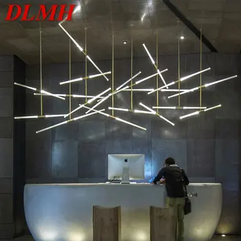 Подвесное освещение DLMH Nordic LED Современная креативная Персонализированная Художественная Люстра Декор для дома Стойка регистрации отеля