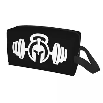 Косметичка с логотипом Spartan Gym, женская милая косметичка для бодибилдинга, фитнеса, мышц, косметичка для хранения косметики, сумки для туалетных принадлежностей