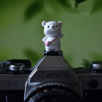Крышка Горячего Башмака Зеркальной Камеры Canon 200d Nikon Sony Fuji xt30 xt4 5 Пылезащитный Чехол для Горячего Башмака Милая Мультяшная Фотография
