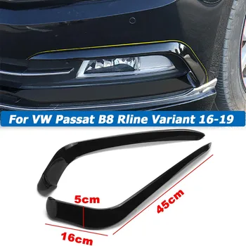 Для VW Passat B8 Вариант R Line 2016-2019 Передние Противотуманные Фары Наклейка Для Бровей Спойлер Противотуманная Фара Накладка На Глазок Автомобильные Аксессуары