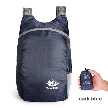 Нейлоновый карманный рюкзак, Дышащая Складная сумка для выживания в походе, водонепроницаемая, легкая для мужчин и женщин, для скалолазания, треккинга