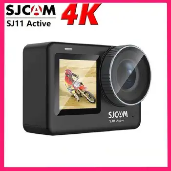 SJCAM SJ11 Активная Экшн-камера с двойным экраном H.264 4K 30 кадров в секунду с защитой От встряхивания Ultra HD Видео В прямом эфире с Гироскопом WiFi Remote Sports DV