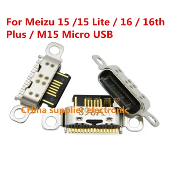 Тип C Для Meizu 15/15 Lite/16/16 Plus/M15 Разъем Micro USB Разъем Для Зарядки Порта Замена Запасных Частей