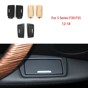 Автомобильные Пепельницы ABS Центральная Консоль Задняя Дверь Крышка Коробки Для Пепельниц Левая Правая Из Углеродного Волокна Для BMW 3 Серии F30 F31 F35 320Li 12-18