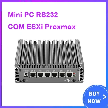2,5 Г Мягкий Маршрутизатор Celeron N5105 Intel i226 2500 М 6 LAN 2 * DDR4 NVMe SSD Промышленный Безвентиляторный Мини-ПК RS232 COM ESXi Proxmox OPNsense