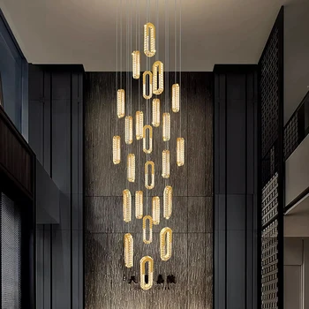 Скандинавский домашний декор столовая Подвесной светильник освещает внутреннее освещение хрустальная лампа подвесной светильник люстра лампы для гостиной