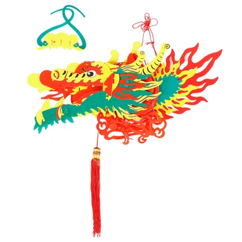Украшения Фонарь в виде дракона Новогодняя гирлянда с бахромой Аксессуары для наружных подвесных украшений