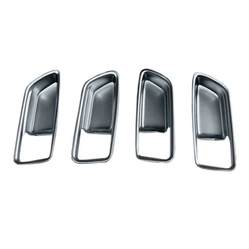 4 шт. Матово-серебристые молдинги для интерьера, дверная ручка, Чаша, Декоративная панель, накладка для Toyota Corolla Cross 2021 2022 RHD