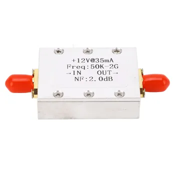 Усилитель LNA Широкополосный усилитель с высоким коэффициентом усиления 31 дБ Широкое применение DC 9-15 В Широкий частотный диапазон, надежные стабильные сигналы для FM