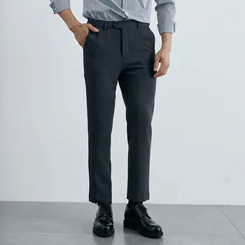 Мужские официальные брюки Слаксы Мужские модельные брюки Мужской повседневный пошив одежды Социальный костюм Одежда Элегантная Рабочая деловая Z90