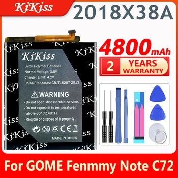 KiKiss 4800 мАч Сменный Аккумулятор 2018X38A Для GOME Fenmmy note C72