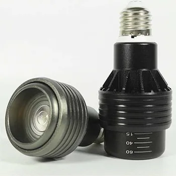 Светодиодный прожектор с регулируемым увеличением E27 Спиральная лампа для столовой Cob Лампа-прожектор Сверхяркий Одиночный источник света Встроенный источник света