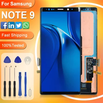 ЖК-дисплей Catteny N960 для Samsung Galaxy Note 9 с сенсорным экраном и цифровым преобразователем в сборе Бесплатная доставка с рамкой