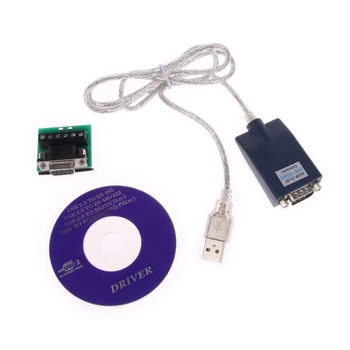 Кабель-адаптер преобразователя устройств с последовательным портом COM от USB 2.0 до RS485 RS-485 DB9