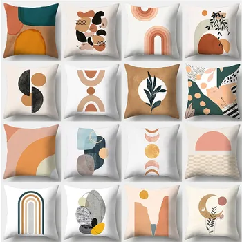 Модный Простой креативный декоративный чехол для подушки в абстрактную геометрическую полоску, чехол для диванной подушки, чехол для подушки