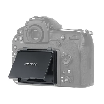 Солнцезащитный козырек для ЖК-экрана, защитный кожух для ЖК-дисплея, защитная пленка для камеры Nikon D850