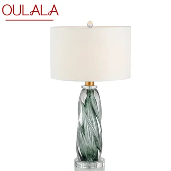 Настольная лампа OULALA Nordic Glaze, современное искусство, гостиная, спальня, кабинет, отель, светодиодная индивидуальность, оригинальность, настольная лампа