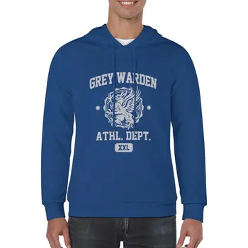 Новый спортивный отдел Grey Warden, стиль спортивной рубашки Dragon Age, толстовка с серебряным принтом, мужская одежда, мужское пальто, графическая толстовка с капюшоном