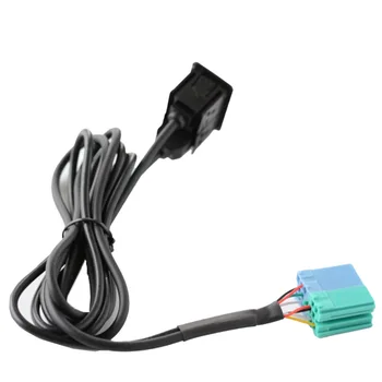 Черный ABS Автомобильный радиоприемник Удлинитель AUX USB порт Кабель-адаптер в сборе для Hyundai Elantra 2011-2013 Аксессуары для автомобильной электроники