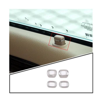 Накладка на замок безопасности двери автомобиля, Декоративная наклейка для Mercedes Benz S Class W221 2006-2013 Аксессуары для интерьера