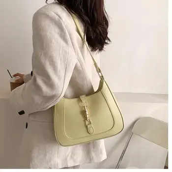 Высококачественная женская сумочка и клатч роскошного бренда, дизайнерская кожаная сумка через плечо с двойными ремнями под мышками