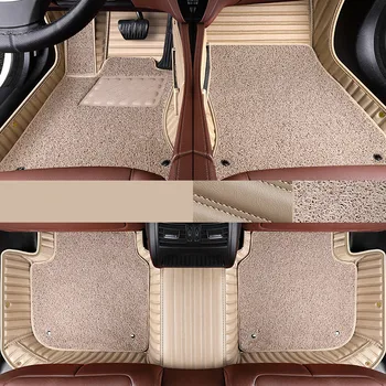 Высокое качество! Изготовленные на заказ специальные автомобильные коврики для Audi Q4 e-tron 2022 2023 прочные водонепроницаемые двухслойные ковры, Бесплатная доставка