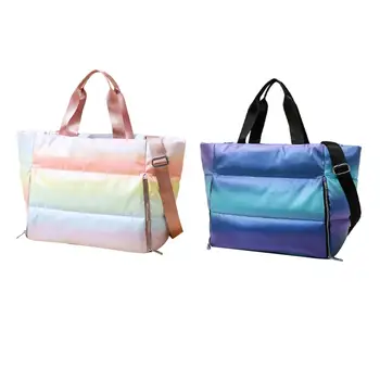Женская сумка через плечо, дорожная сумка-тоут, многоцелевая симпатичная прочная сумка с двумя ручками, сумка для покупок на короткие расстояния