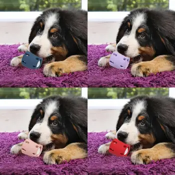 Игрушки для собак с мячом, Износостойкий теннисный мяч, игрушка для собак, интерактивный мяч для собак из натурального каучука, досуг для развлечения домашних животных